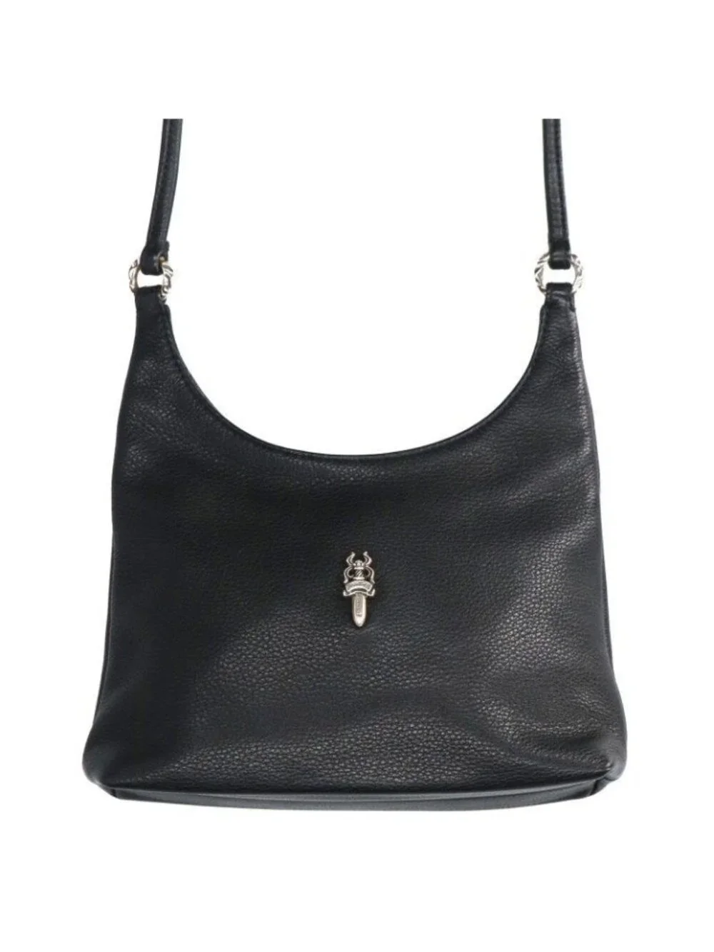 Chrome Hearts Viv Leather Handbag with Dagger